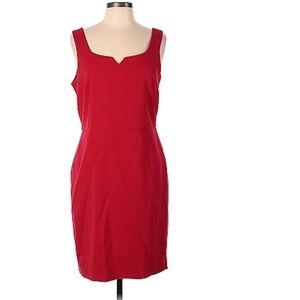 Fitted red dress size 12 the limited